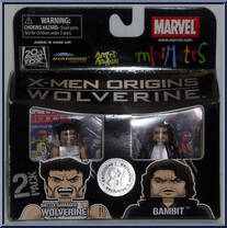 Battle Damaged Wolverine / Gambit Action Figure