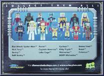 Beast / Kitty Pryde from Marvel Minimates - Wave 13 - Astonishing X-Men manufactured by Diamond Select [Back]
