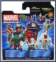 Mr. Sinister (Age of Apocalypse) / Nimrod from Marvel Minimates - Wave 41 manufactured by Diamond Select [Back]