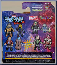 Ego / Ayesha from Marvel Minimates - Wave 71 - Guardians of the Galaxy Vol 2 manufactured by Diamond Select [Back]