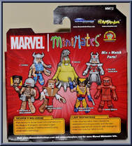 Weapon X Wolverine / Lady Deathstrike from Marvel Minimates - Wave 72 - Wolverine manufactured by Diamond Select [Back]