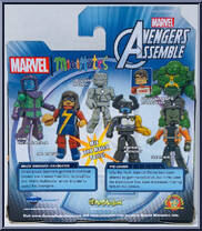 Bruce Banner's Hulkbuster / The Leader from Marvel Minimates - Walgreens - Wave  5 manufactured by Diamond Select [Back]