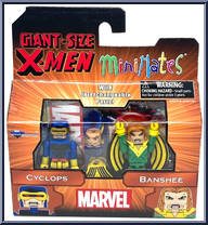 Cyclops / Banshee from Marvel Minimates - Wave 68 - Giant Size X-Men manufactured by Diamond Select [Front]