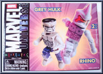 Grey Hulk / Rhino from Marvel Minimates - Wave  7 manufactured by Diamond Select [Front]