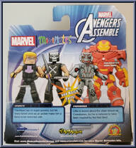 Hawkeye / Crossbones from Marvel Minimates - Walgreens - Wave  1.5 manufactured by Diamond Select [Back]