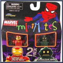Iron Man (Extremis) / Titanium Man from Marvel Minimates - Wave 32 manufactured by Diamond Select [Front]
