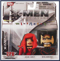 Jean Grey / Wolverine from Marvel Minimates - Wave 14 - X-Men: The Last Stand manufactured by Diamond Select [Front]