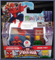 K'Un-Lun Armor Spider-Man / Iron Fist from Marvel Minimates - Walgreens - Wave  6 manufactured by Diamond Select [Front]