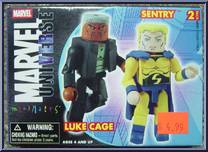 Luke Cage / Sentry from Marvel Minimates - Wave 12 - New Avengers manufactured by Diamond Select [Front]