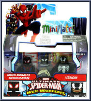 Miles Morales Spider-Man / Venom from Marvel Minimates - Walgreens - Wave  1.5 manufactured by Diamond Select [Front]