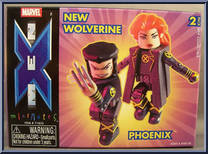 New Wolverine / Phoenix from Marvel Minimates - Target / Wal-Mart 2-Packs manufactured by Diamond Select [Front]