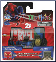 Spider-Man (Battle Damaged) / Lizard from Marvel Minimates - Wave 46 - Amazing Spider-Man manufactured by Diamond Select [Front]