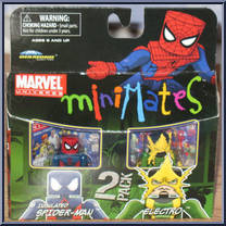 Spider-Man (Insulated) / Electro from Marvel Minimates - Wave 30 manufactured by Diamond Select [Front]