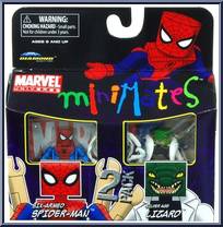 Spider-Man (Six Armed) / Lizard (Silver Age) from Marvel Minimates - Wave 37 manufactured by Diamond Select [Front]