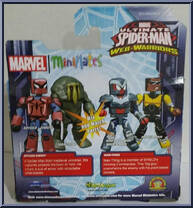 Spyder-Knight / Man-Thing from Marvel Minimates - Walgreens - Wave  2.5 manufactured by Diamond Select [Back]