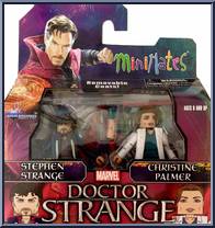 Stephen Strange / Christine Palmer from Marvel Minimates - Wave 70 - Doctor Strange manufactured by Diamond Select [Front]