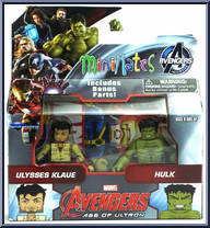 Ulysses Klaue / Hulk from Marvel Minimates - Wave 63 - Avengers: Age of Ultron manufactured by Diamond Select [Front]