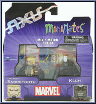 Uncanny Sabretooth / Kluh from Marvel Minimates - Wave 62 - Axis manufactured by Diamond Select [Front]