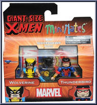 Wolverine / Thunderbird from Marvel Minimates - Wave 68 - Giant Size X-Men manufactured by Diamond Select [Front]