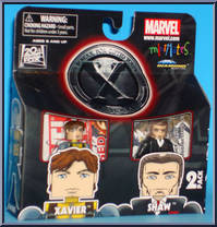 Xavier / Shaw from Marvel Minimates - Toys R Us 2-Packs - X-Men: First Class manufactured by Diamond Select [Front]