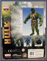 Barbarian Hulk from Marvel Select - Basic Series manufactured by Diamond Select [Back]