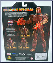 Crimson Dynamo from Marvel Select - Basic Series manufactured by Diamond Select [Back]