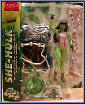 She-Hulk from Marvel Select - Exclusives manufactured by Diamond Select [Front]
