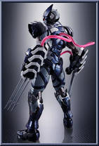 Venomized Wolverine from Marvel - S.H. Figuarts - Tech-On Avengers manufactured by Bandai [Loose]