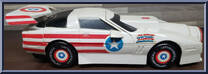 Captain America Turbo Coupe from Marvel - Super Heroes - Vehicles manufactured by Toy Biz [Loose]