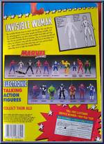 Invisible Woman (Vanishing Color) from Marvel - Super Heroes - Series 3 manufactured by Toy Biz [Back]