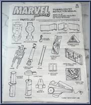 Training Center from Marvel - Super Heroes - Accessories manufactured by Toy Biz [Instructions]