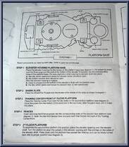 Training Center from Marvel - Super Heroes - Accessories manufactured by Toy Biz [Instructions]