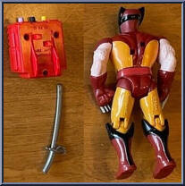 Wolverine from Marvel - Super Heroes - Electronic "Talks" manufactured by Toy Biz [Loose]