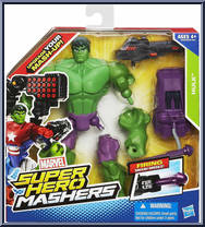 Hulk (Firing Smash Missile) from Marvel Super Hero Mashers - Deluxe manufactured by Hasbro [Front]
