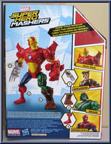 Iron Man (Red Armor) from Marvel Super Hero Mashers - Basic Series manufactured by Hasbro [Back]