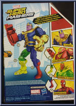 Thanos from Marvel Super Hero Mashers - Basic Series manufactured by Hasbro [Back]