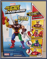 Wolverine (Masked) from Marvel Super Hero Mashers - Basic Series manufactured by Hasbro [Back]