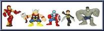 Avengers Face-Off from Marvel Super Hero Squad - 5-Packs manufactured by Hasbro [Loose]