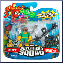 Doctor Octopus & Black-Suit Spider-Man from Marvel Super Hero Squad - Series  7 manufactured by Hasbro [Front]