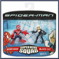 Spider-Man & Black Cat from Marvel Super Hero Squad - Spider-Man Series 4 manufactured by Hasbro [Front]