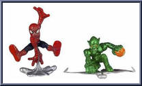 Spider-Man & Green Goblin from Marvel Super Hero Squad - Spider-Man Series 1 manufactured by Hasbro [Loose]