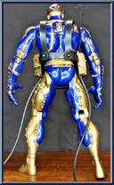 Cyclops (Cyber Armor) from Marvel Universe - 10" Scale - Series 13 manufactured by Toy Biz [Loose]