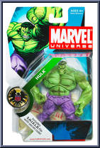 Hulk (Green) from Marvel Universe - Fury Files - Wave  2 manufactured by Hasbro [Front]
