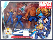 Fantastic Four (Invisible Woman / Mr. Fantastic / Thing / H.E.R.B.I.E.) from Marvel Universe - Fury Files - Box Sets manufactured by Hasbro [Front]