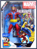 Iron Man / Goliath (Red) from Marvel Universe - Fury Files - Gigantic Battles manufactured by Hasbro [Front]
