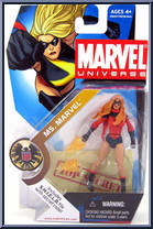 Ms. Marvel (Classic) from Marvel Universe - Fury Files - Wave  3 manufactured by Hasbro [Front]
