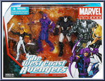 West Coast Avengers from Marvel Universe - Fury Files - Box Sets manufactured by Hasbro [Front]