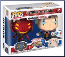 Ultron (Red) vs Sigma from Marvel vs Capcom - Pop! Sets manufactured by Funko [Front]
