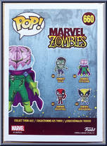 Zombie Mysterio (Glows in the Dark) from Marvel Zombies - Pop! Vinyl Figures manufactured by Funko [Back]