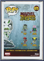Zombie Silver Surfer from Marvel Zombies - Pop! Vinyl Figures manufactured by Funko [Back]